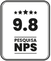 Selo de avaliação NPS